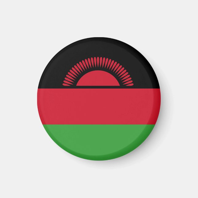 Flagge Malawis Magnet (Vorne)