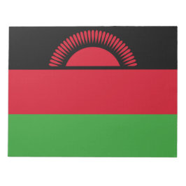 Flagge Malawis Notizblock