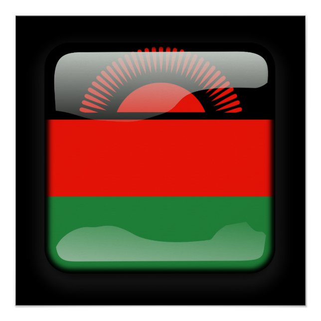 Flagge Malawis Poster (Vorderseite)
