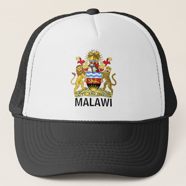 Flagge Malawis Truckerkappe (Vorderseite)