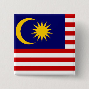 Flagge Malaysias Button