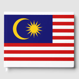 Flagge Malaysias Gästebuch
