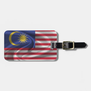Flagge Malaysias Gepäckanhänger