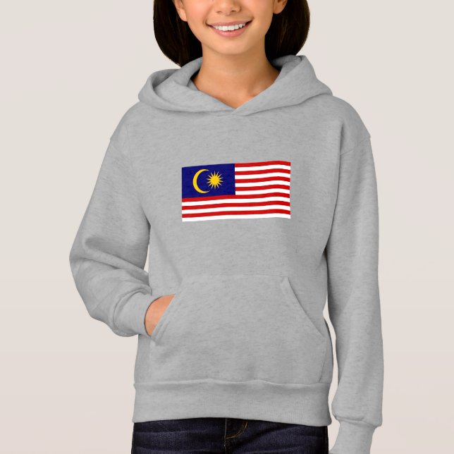 Flagge Malaysias Hoodie (Vorderseite)