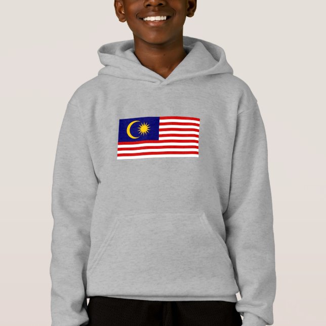 Flagge Malaysias Hoodie (Vorderseite)