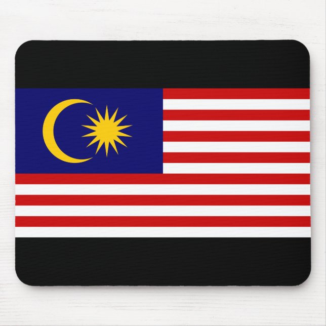 Flagge Malaysias Mousepad (Vorne)
