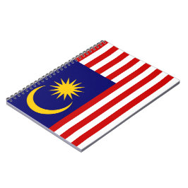 Flagge Malaysias Notizblock