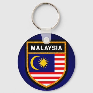 Flagge Malaysias Schlüsselanhänger