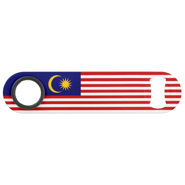 Flagge Malaysias Speed Flaschenöffner (Vorderseite (Horizontal))