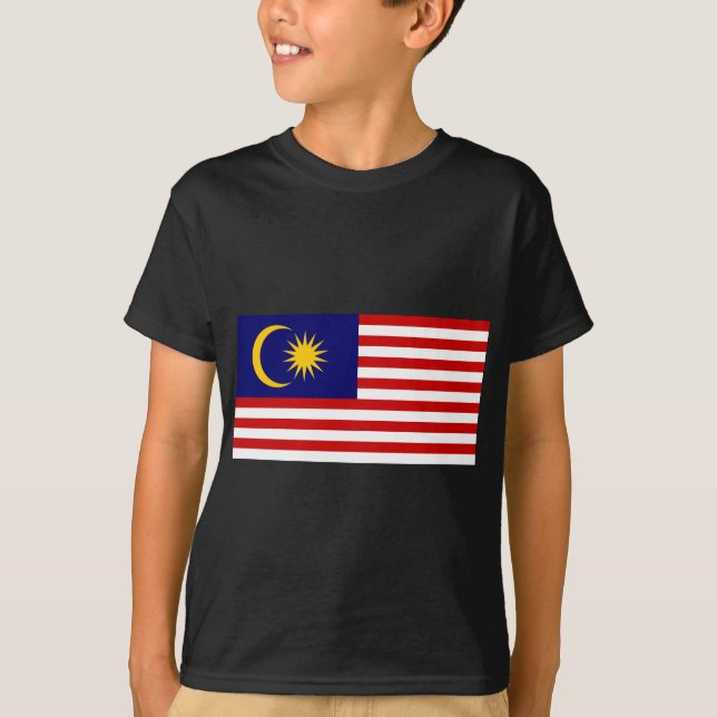 Flagge Malaysias T-Shirt (Vorderseite)