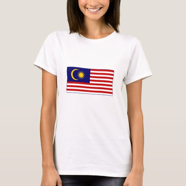 Flagge Malaysias T-Shirt (Vorderseite)