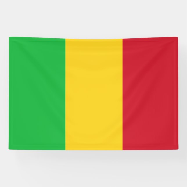 Flagge Malis Banner (Horizontal)