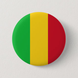 Flagge Malis Button