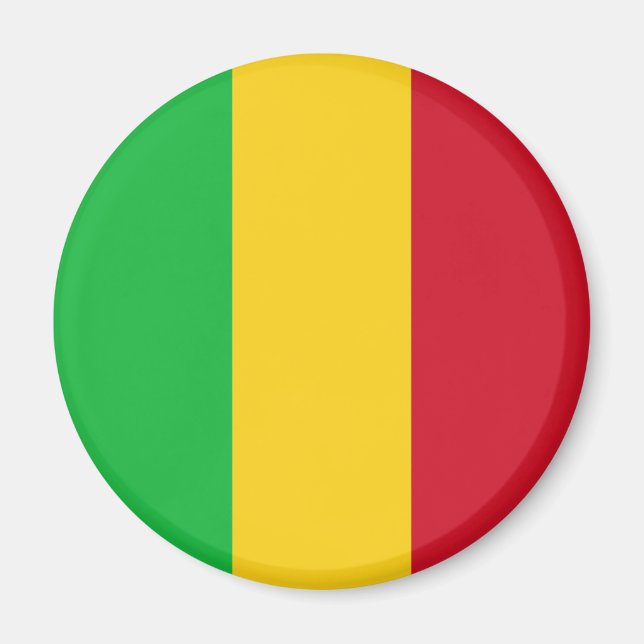 Flagge Malis Magnet (Vorne)