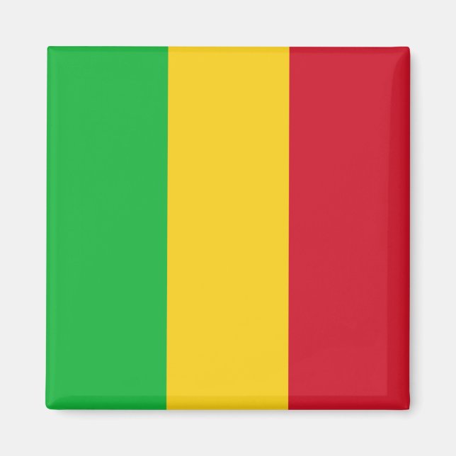Flagge Malis Magnet (Vorne)