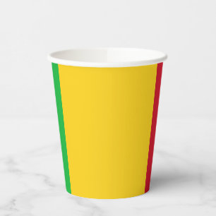 Flagge Malis Pappbecher