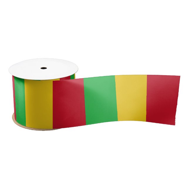 Flagge Malis Satinband (Spule)
