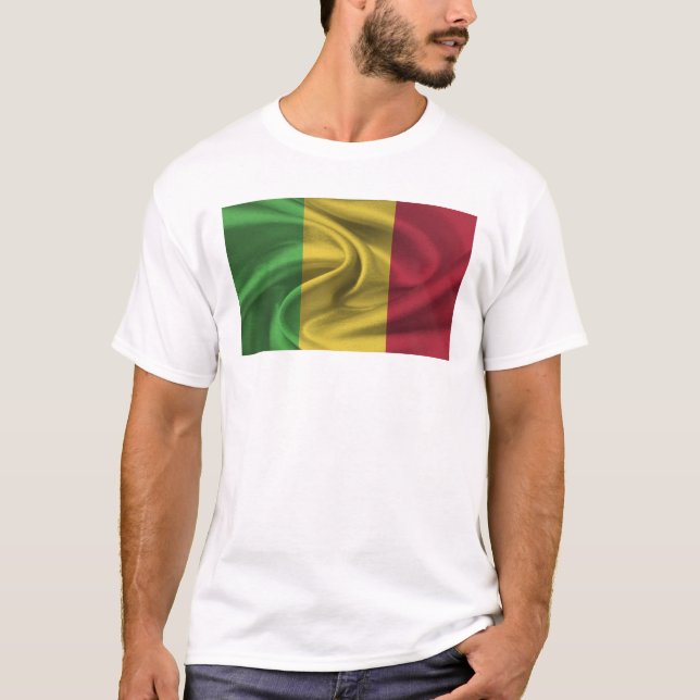 Flagge Malis T-Shirt (Vorderseite)