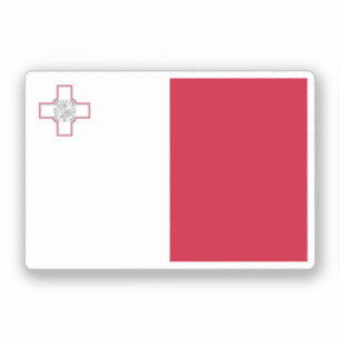 Flagge Maltas Aufkleber