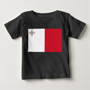 Flagge Maltas Baby T-shirt