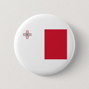 Flagge Maltas Button