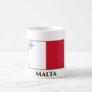 Flagge Maltas Kaffeetasse