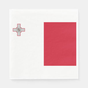 Flagge Maltas Serviette