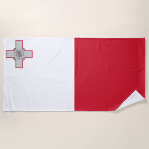 Flagge Maltas Strandtuch