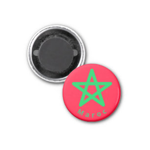 Flagge Marokkos Magnet