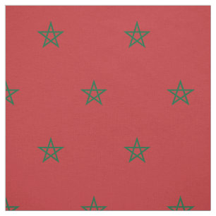 Flagge Marokkos Stoff