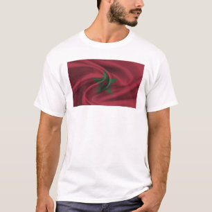 Flagge Marokkos T-Shirt