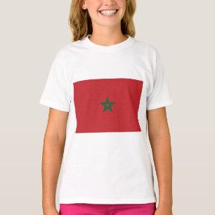 Flagge Marokkos T-Shirt