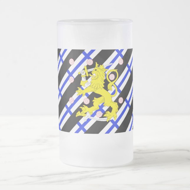 Flagge Mattglas Bierglas (Mittel)