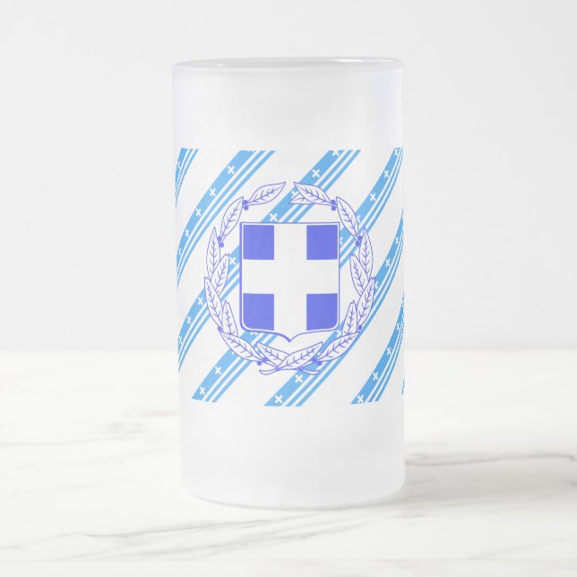 Flagge Mattglas Bierglas (Mittel)