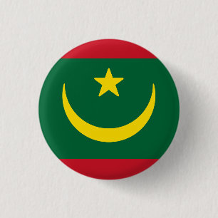 Flagge Mauretaniens Button