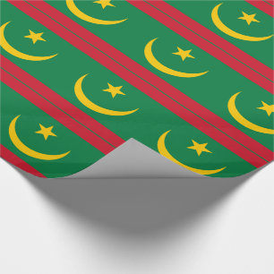 Flagge Mauretaniens Geschenkpapier