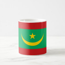 Flagge Mauretaniens Kaffeetasse