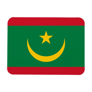 Flagge Mauretaniens Magnet