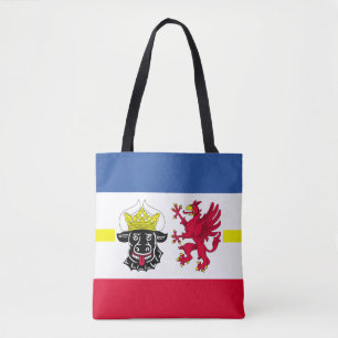 Flagge Mecklenburg-Western Pommern Tag Tasche