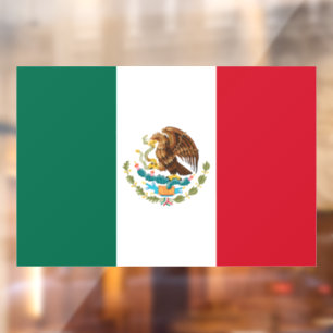 Flagge Mexikos, Bandera de la República Mexicana Fensteraufkleber