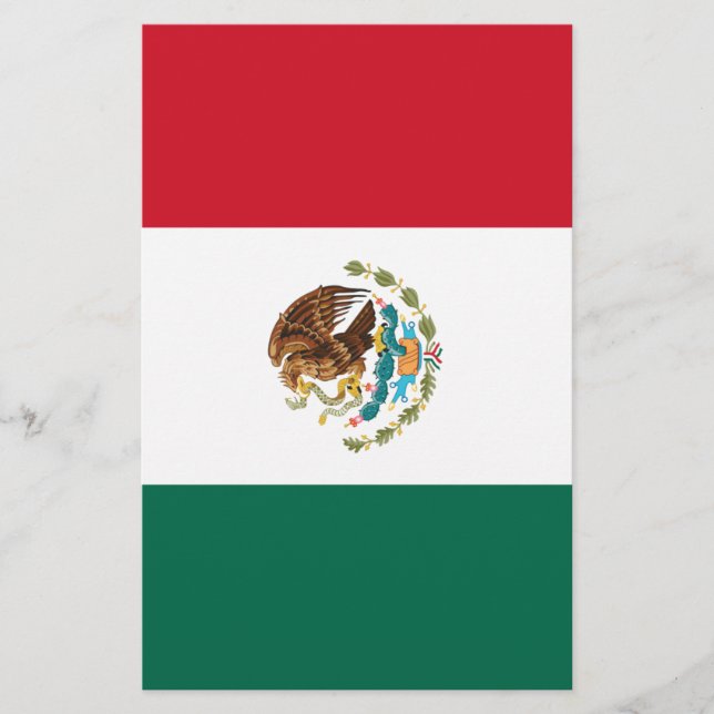 Flagge Mexikos Briefpapier (Vorderseite)
