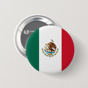 Flagge Mexikos Button