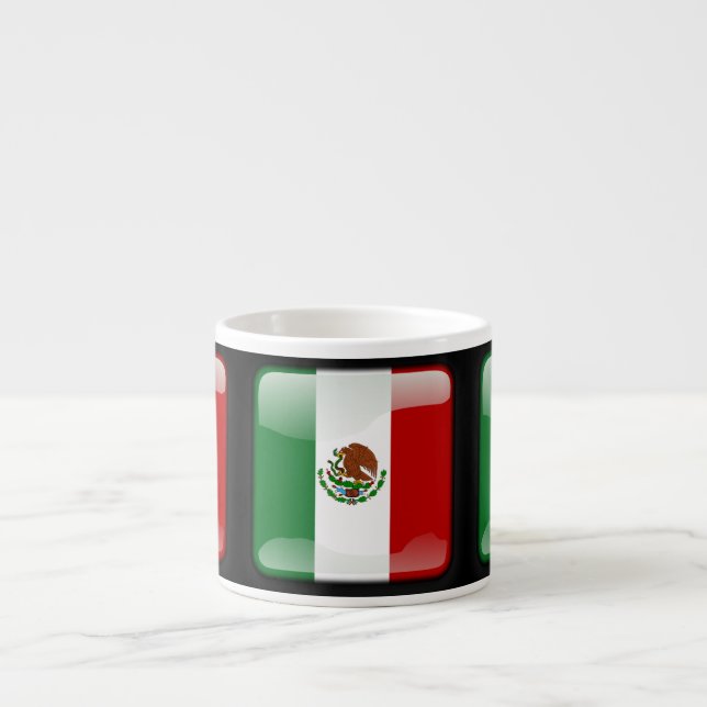 Flagge Mexikos Espressotasse (Vorderseite)
