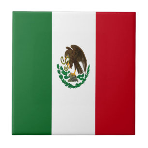 Flagge Mexikos Fliese