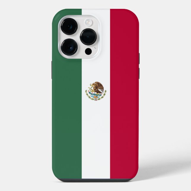Flagge Mexikos iPhone 14 Pro Max Hülle (Rückseite)