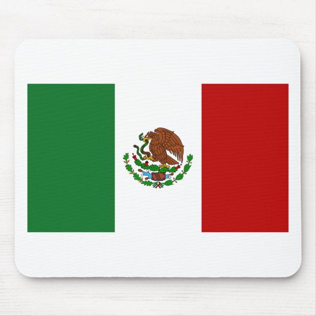 Flagge Mexikos Mousepad (Vorne)