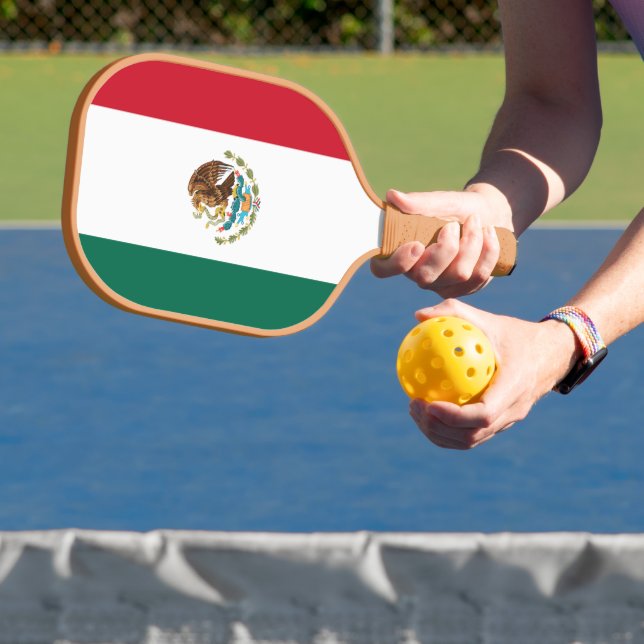 Flagge Mexikos Pickleball Schläger (InSitu)
