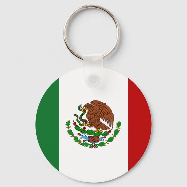 Flagge Mexikos Schlüsselanhänger (Vorderseite)