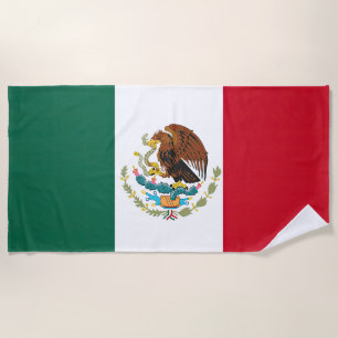 Flagge Mexikos Tricolore Strandtuch