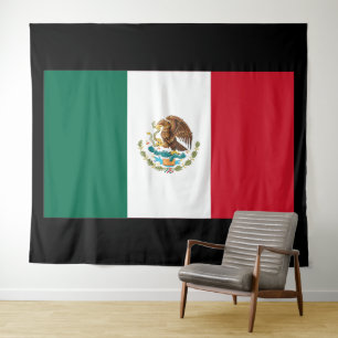 Flagge Mexikos Wandteppich